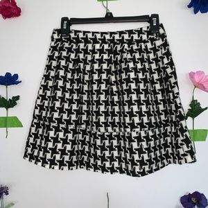 Houndstooth Skirt